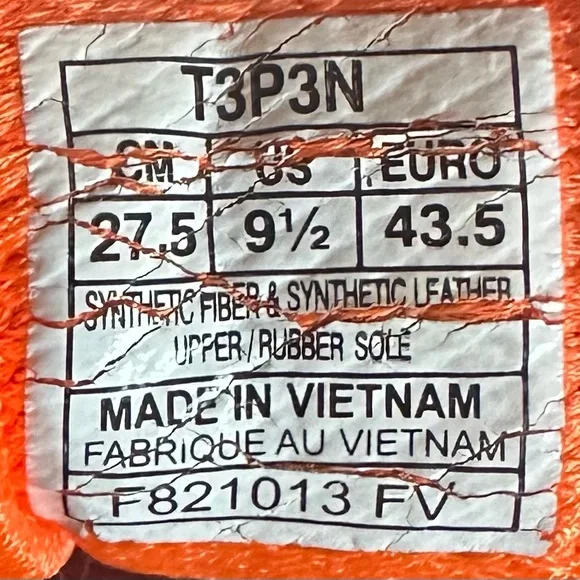 Asics Green and Orange Women's Running Sneakers - Picture 16 of 16